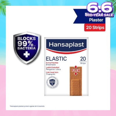 HANSAPLAST Elastic Strips Plaster 20's