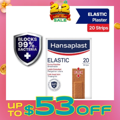 HANSAPLAST Elastic Strips Plaster 20's
