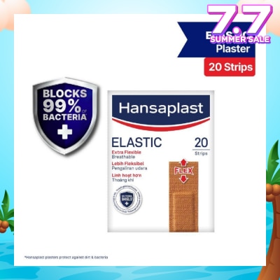 HANSAPLAST Elastic Strips Plaster 20's