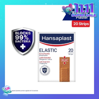 HANSAPLAST Elastic Strips Plaster 20's