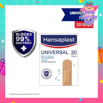 HANSAPLAST Universal Water Resistant Strips Plaster 20's