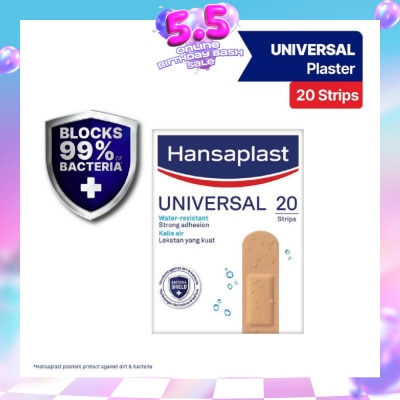HANSAPLAST - Universal Water Resistant Strips Plaster 20's