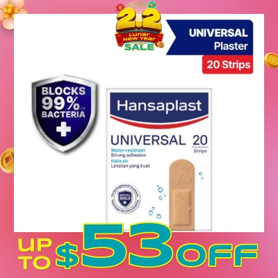 HANSAPLAST Universal Water Resistant Strips Plaster 20's