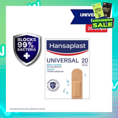HANSAPLAST Universal Water Resistant Strips Plaster 20's