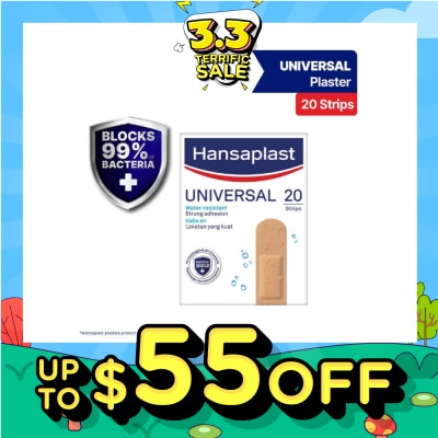 HANSAPLAST Universal Water Resistant Strips Plaster 20's