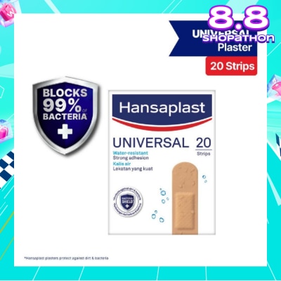 HANSAPLAST Universal Water Resistant Strips Plaster 20's