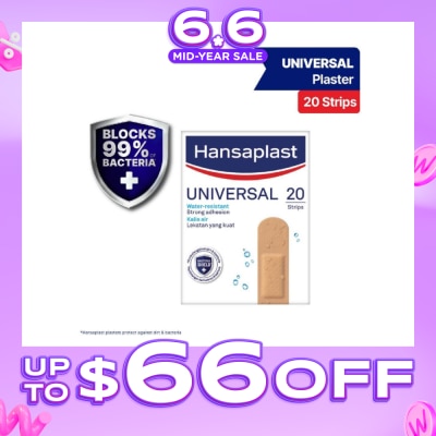 HANSAPLAST - Universal Water Resistant Strips Plaster 20's