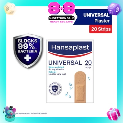 HANSAPLAST - Universal Water Resistant Strips Plaster 20's