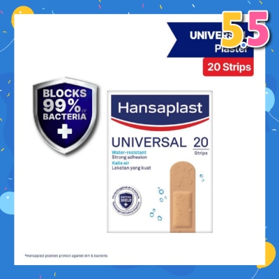 HANSAPLAST Universal Water Resistant Strips Plaster 20's