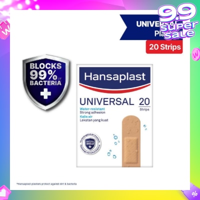 HANSAPLAST Universal Water Resistant Strips Plaster 20's