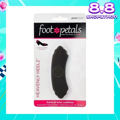 FOOT PETALS Heavenly Heelz Black