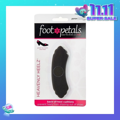 FOOT PETALS Heavenly Heelz Black