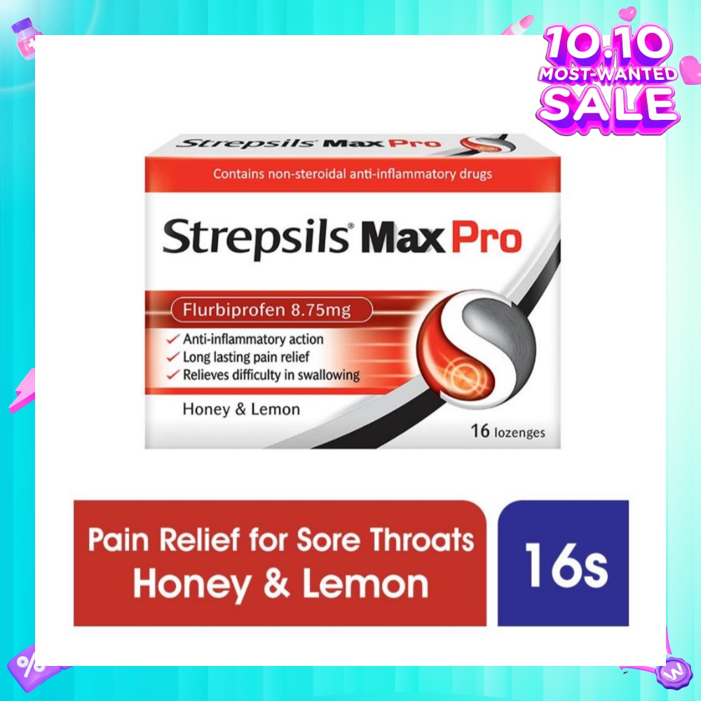 Lozenges Soothing Relief for Sore Throat Max Pro 16s