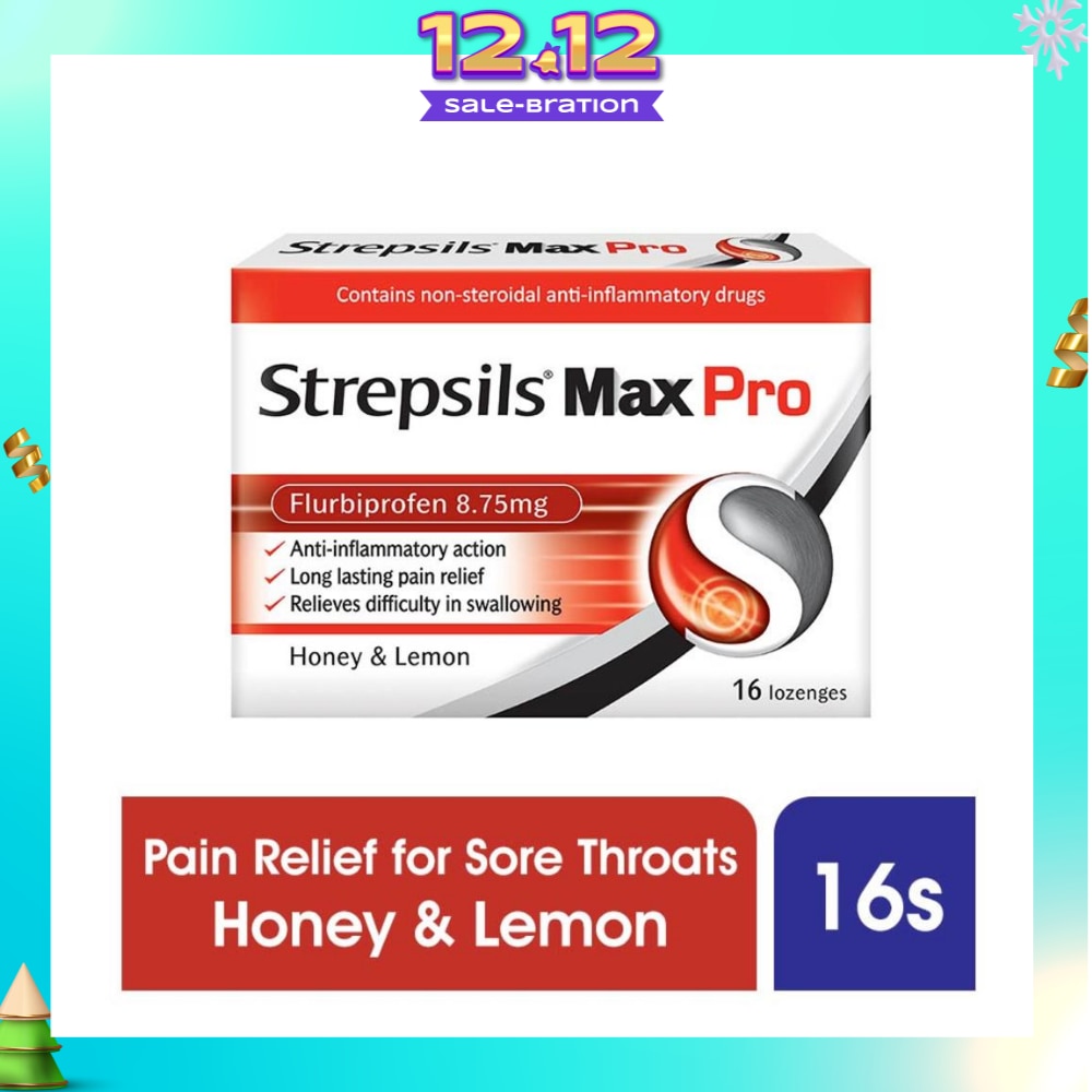Lozenges Soothing Relief for Sore Throat Max Pro 16s