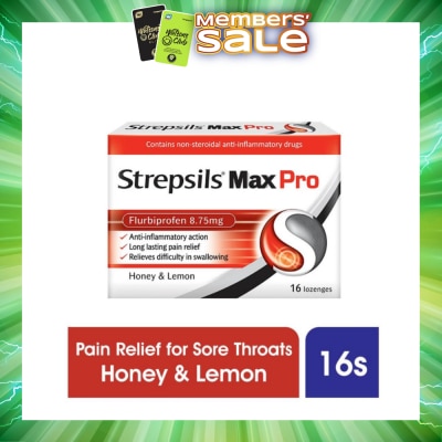 STREPSILS - Lozenges Soothing Relief for Sore Throat Max Pro 16s