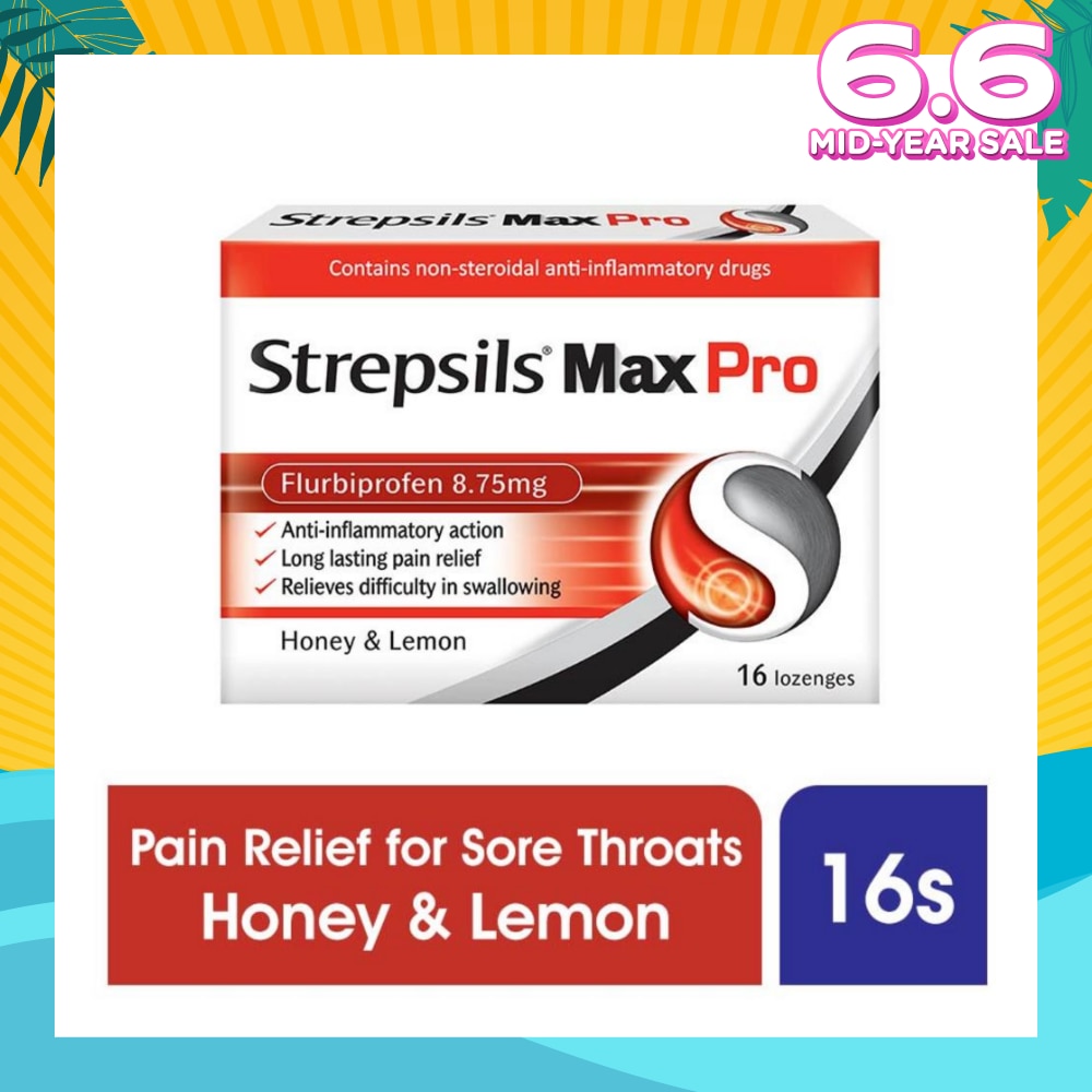 Lozenges Soothing Relief for Sore Throat Max Pro 16s