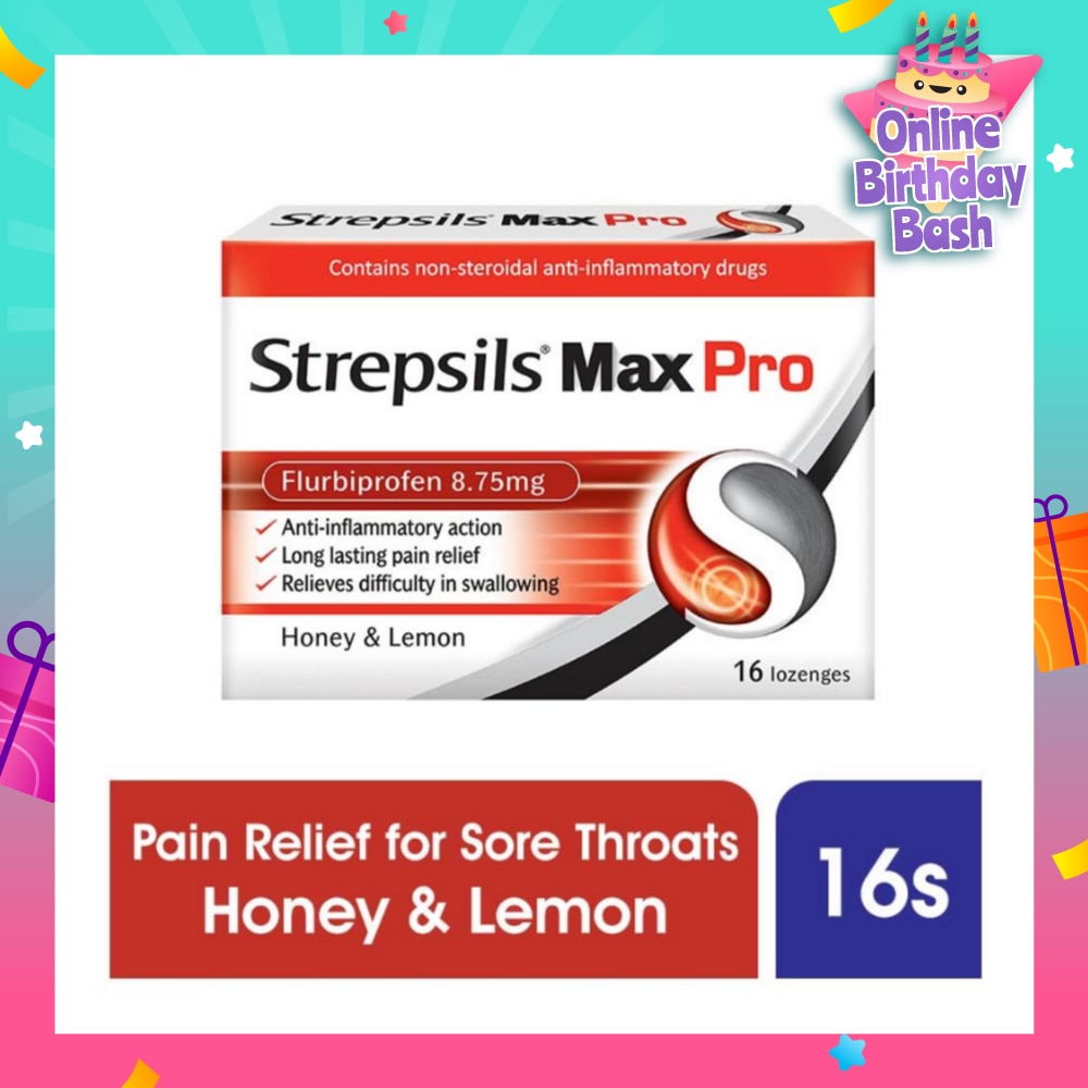 Lozenges Soothing Relief for Sore Throat Max Pro 16s