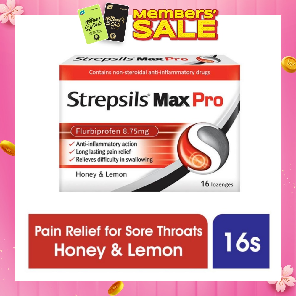 Lozenges Soothing Relief for Sore Throat Max Pro 16s