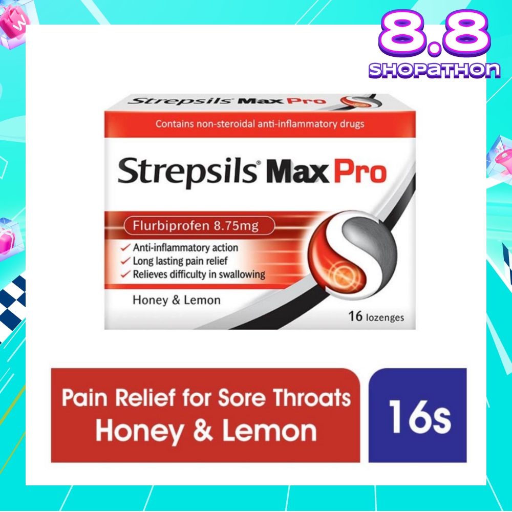 Lozenges Soothing Relief for Sore Throat Max Pro 16s