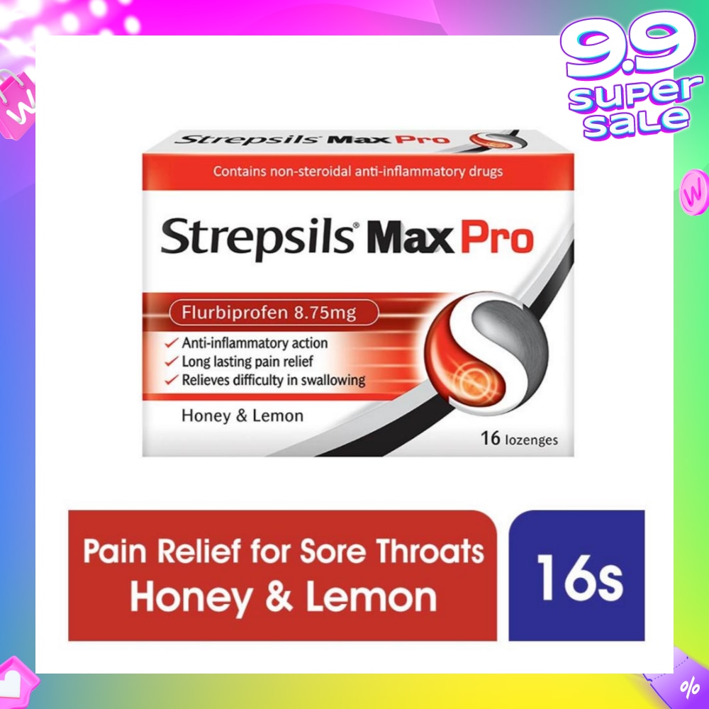 Lozenges Soothing Relief for Sore Throat Max Pro 16s