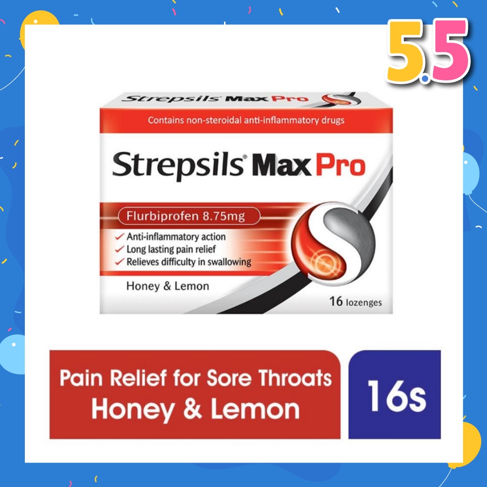 Lozenges Soothing Relief for Sore Throat Max Pro 16s
