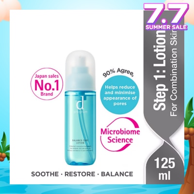 D PROGRAM Balance Care Lotion For Combination Skin (Helps Reduce Appearance of Pores) 125ml