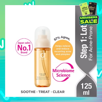 D PROGRAM Acne Care Lotion For Acne Prone Skin (Helps Relieve Reduce Recurring Acne & Pimples) 125ml