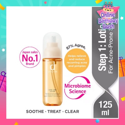 D PROGRAM Acne Care Lotion For Acne Prone Skin (Helps Relieve Reduce Recurring Acne & Pimples) 125ml