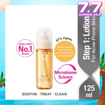 D PROGRAM Acne Care Lotion For Acne Prone Skin (Helps Relieve Reduce Recurring Acne & Pimples) 125ml