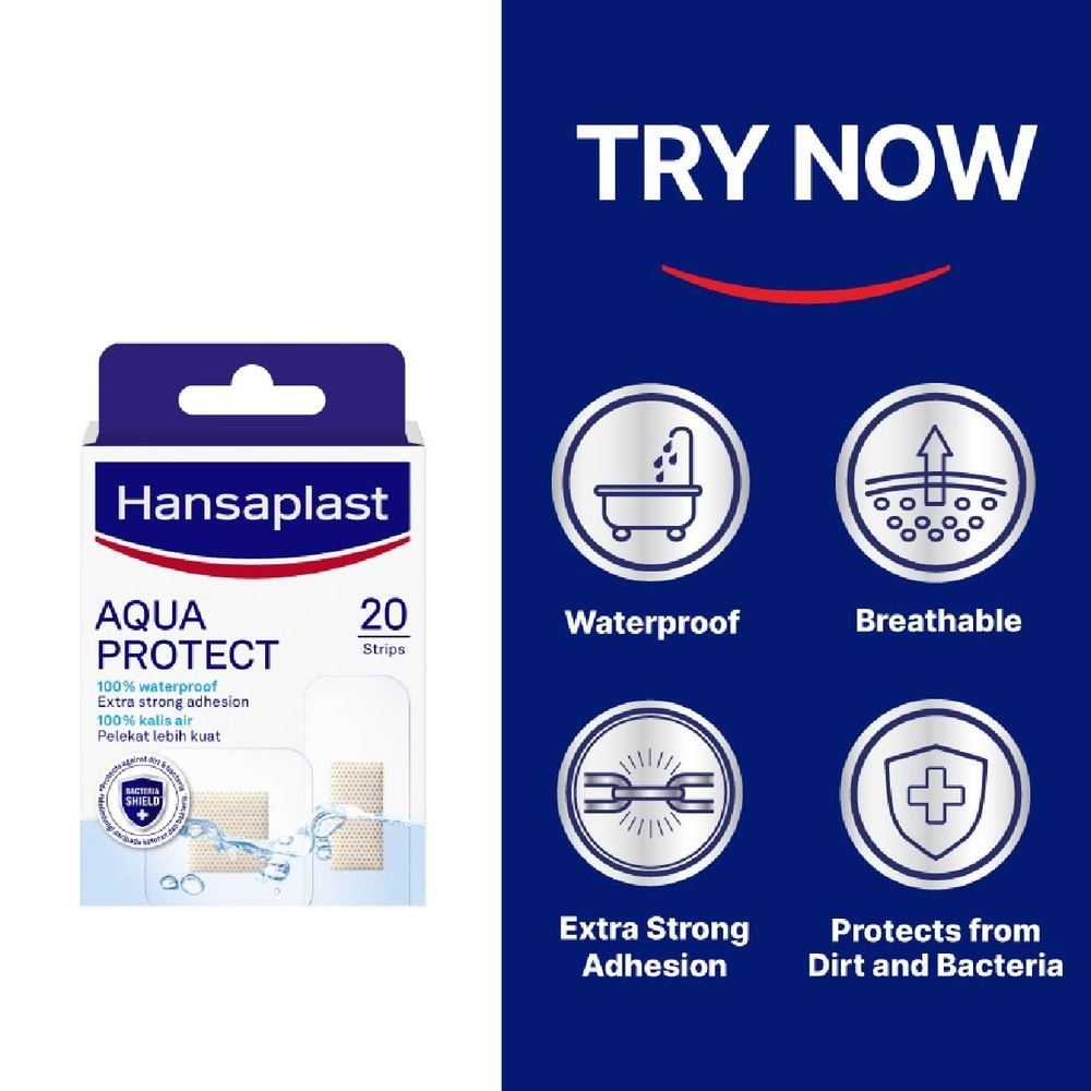 Aqua Protect Strips Plaster 20s