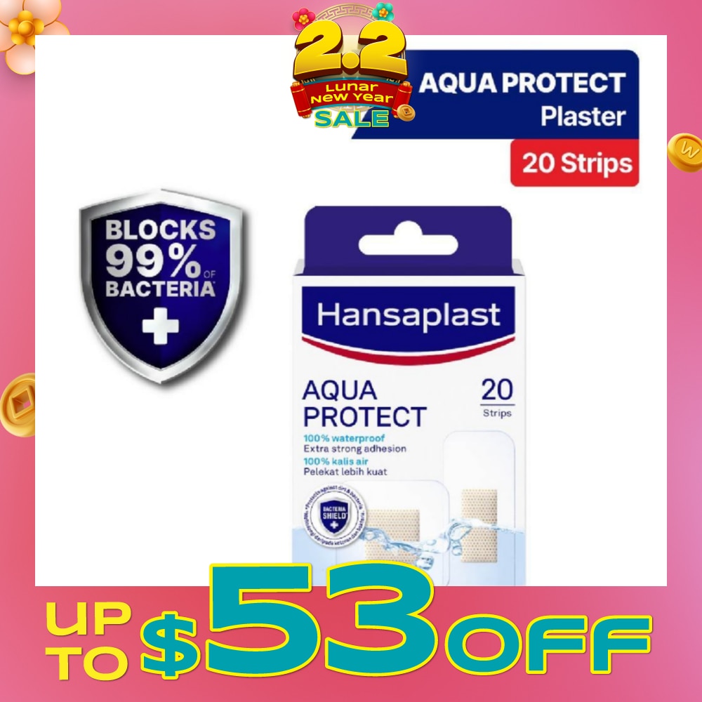 Aqua Protect Strips Plaster 20s