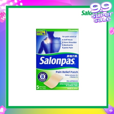 SALONPAS® Pain Relief Patch 5s