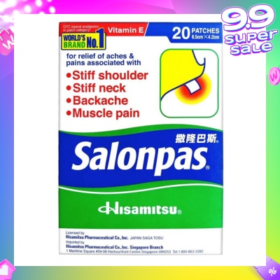 SALONPAS® Pain Relieving Patch 20s