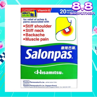 SALONPAS® Pain Relieving Patch 20s