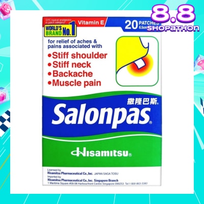 SALONPAS® Pain Relieving Patch 20s