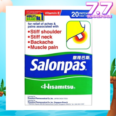 SALONPAS® Pain Relieving Patch 20s