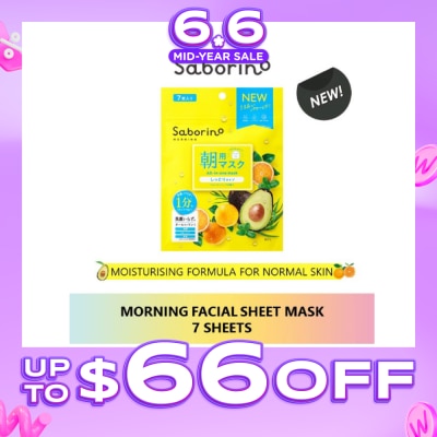 SABORINO - Morning Facial Sheet Mask 7s