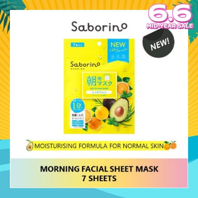 SABORINO Morning Facial Sheet Mask 5 pcs