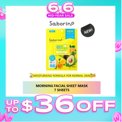 SABORINO - Morning Facial Sheet Mask 7s