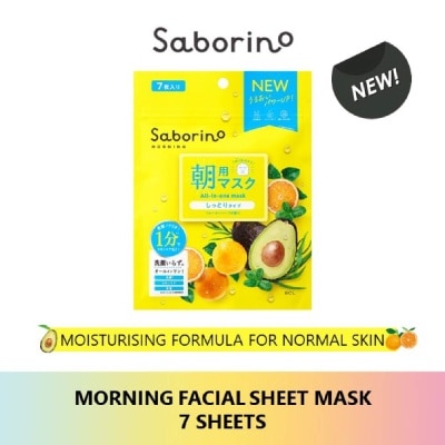 SABORINO Morning Facial Sheet Mask 5 pcs