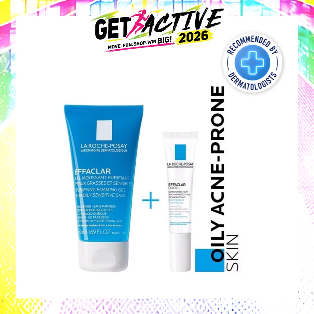 Effaclar Acne Skinsaver Daily Anti-Acne Care Kit with Effaclar Purifying Gel 50ml + Effaclar Duo+ 15ml (For Acne Prone Skin) 1s image