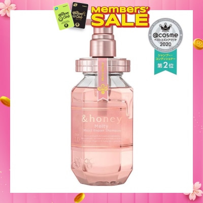 &HONEY Melty Moist Repair Shampoo Step 1 (Moisturizes Hair & Prevents Hair Fizziness) 440ml