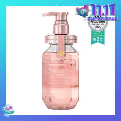 &HONEY Melty Moist Repair Shampoo Step 1 (Moisturizes Hair & Prevents Hair Fizziness) 440ml
