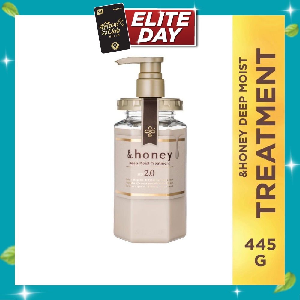 Deep Moist Treatment Organic & Botanical (Repair Damaged Hair + Smooth Out Rough Hair + Moisturises & Nourish) 445g image