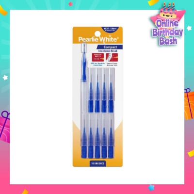 PEARLIE WHITE® Compact Interdental Brush Extra Soft Bristles XXXS 0.6mm 10s
