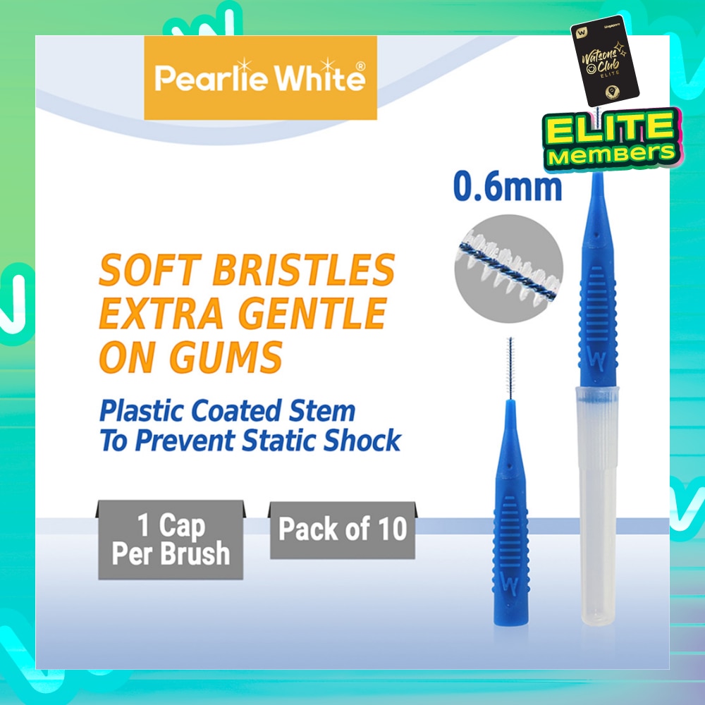 Compact Interdental Brush Extra Soft Bristles XXXS 0.6mm 10s