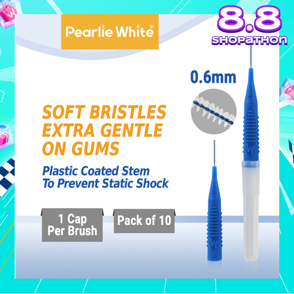 Compact Interdental Brush Extra Soft Bristles XXXS 0.6mm 10s