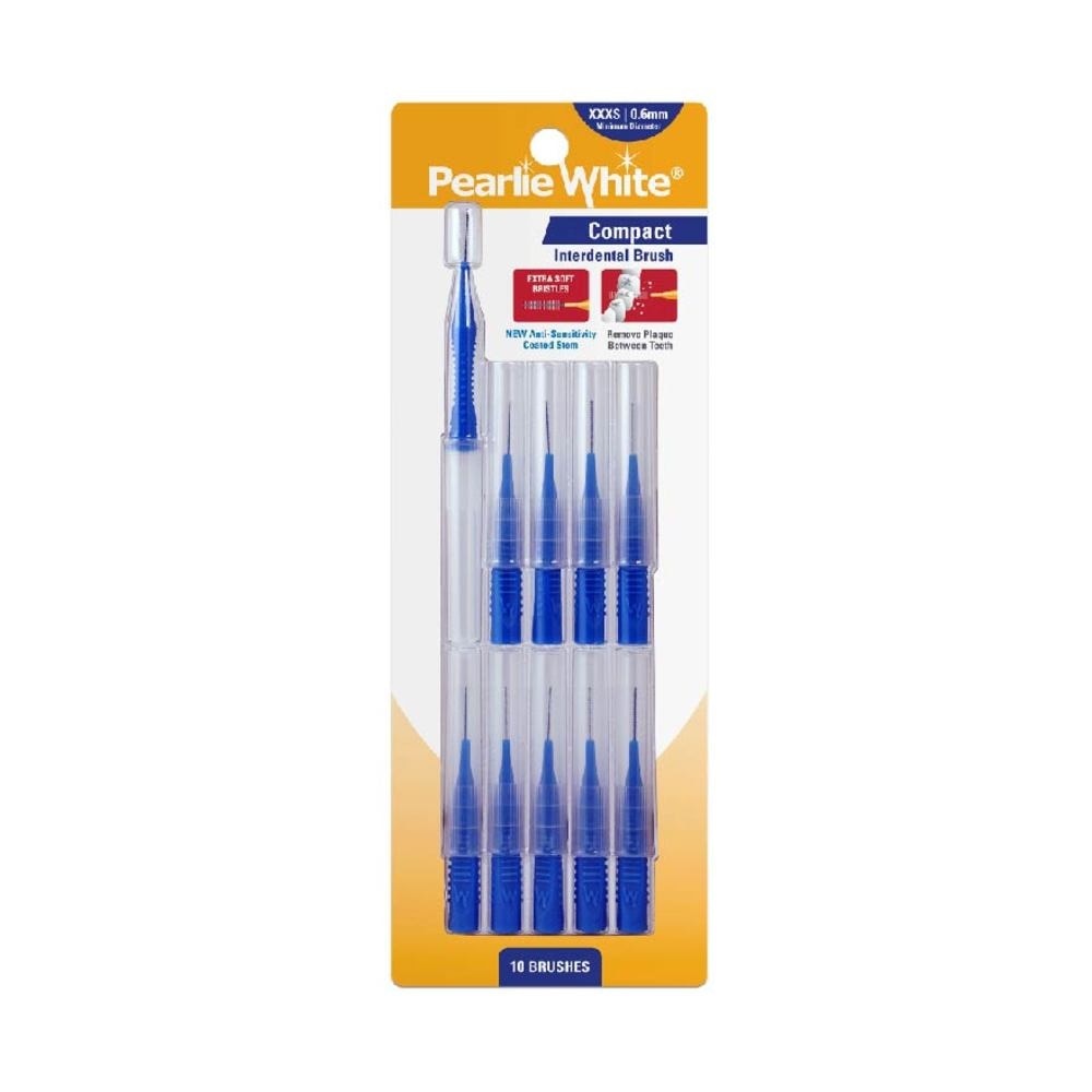 Compact Interdental Brush Extra Soft Bristles XXXS 0.6mm 10s