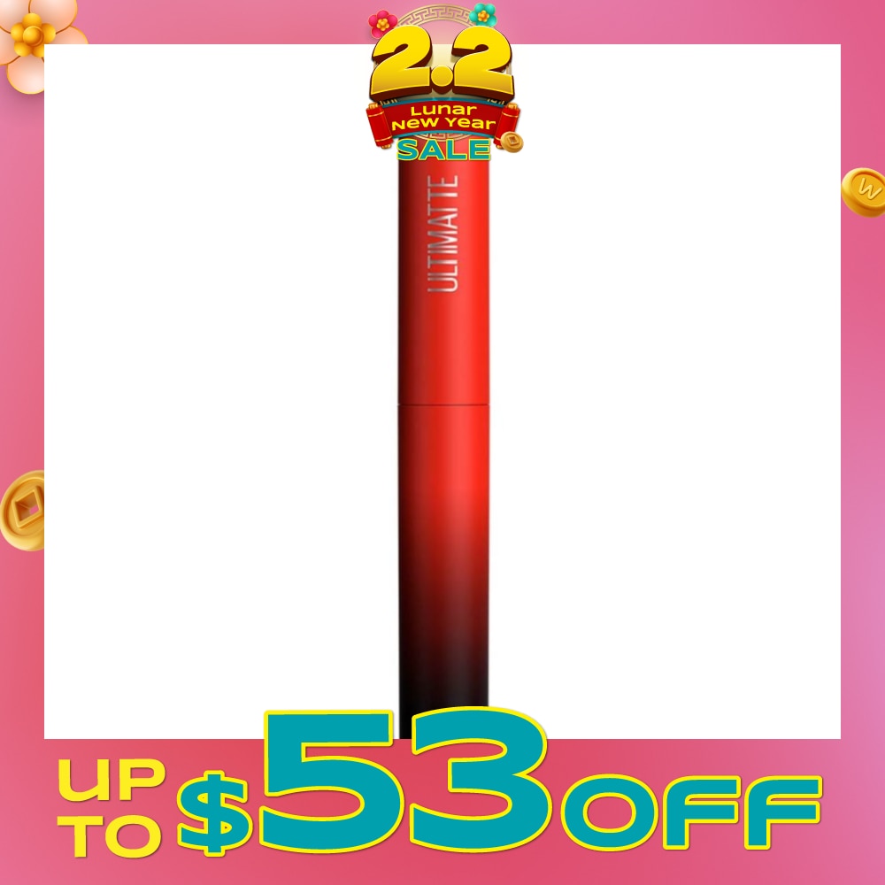 MAYBELLINE Color Sensational Ultimatte Lipstick 299 More Scarlet 1.7g