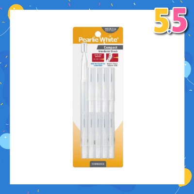PEARLIE WHITE® Compact Interdental Brush Extra Soft Bristles XXS 0.7mm 10s